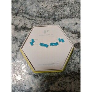 Bomb Party Bright Ice Crystal Aquamarine " Duo Of Dreams - Two Pairs